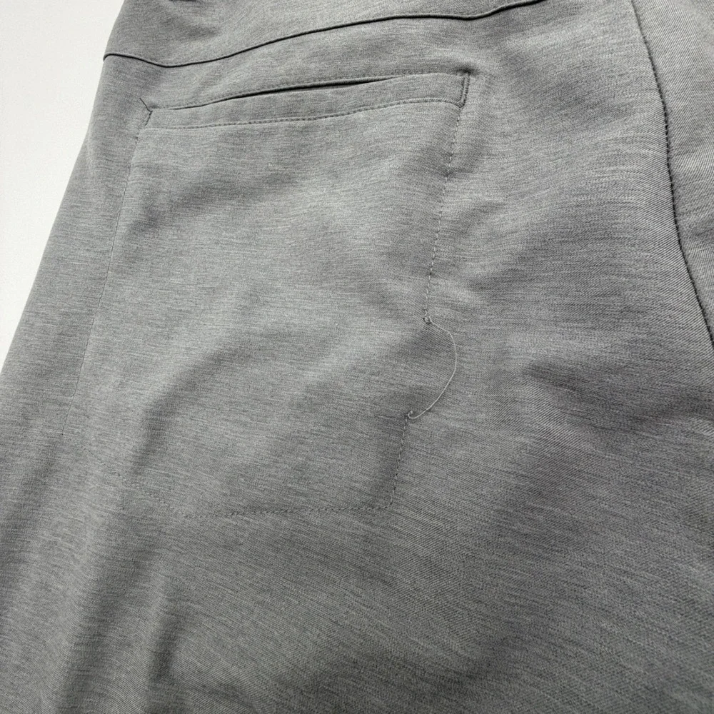 FootJoy‎ Mens Performance Golf Pants Charcoal Gray Heather W35 L34 FJ Stretch